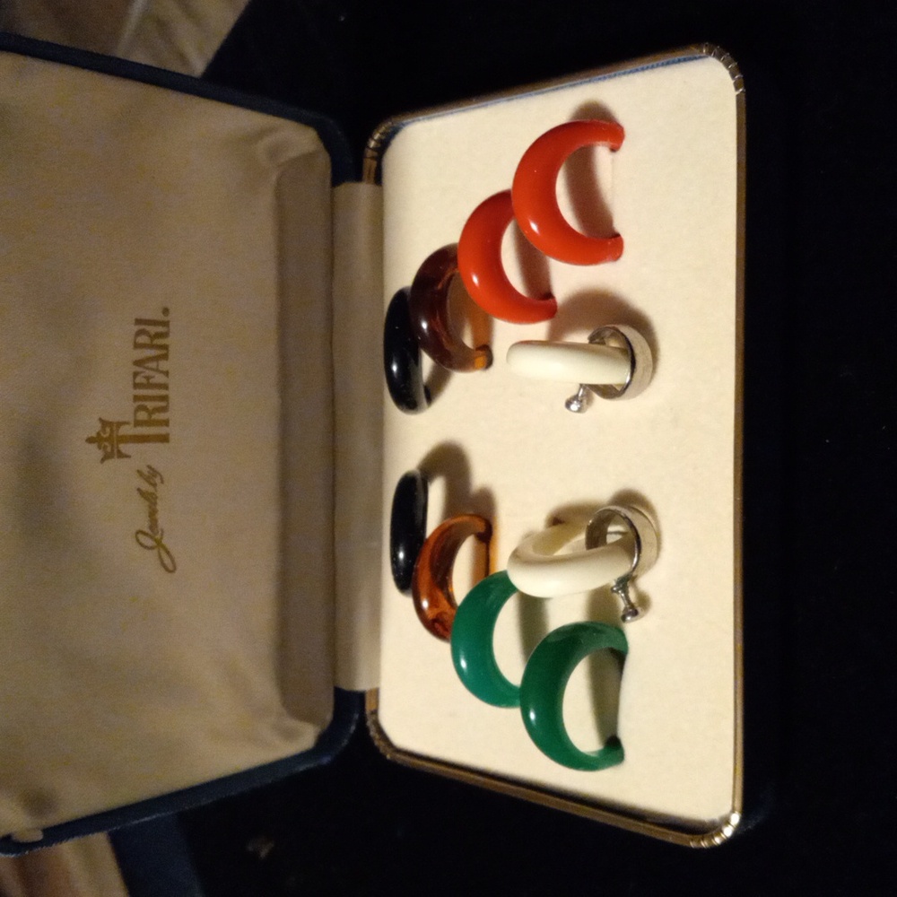 Trifari earrings collection